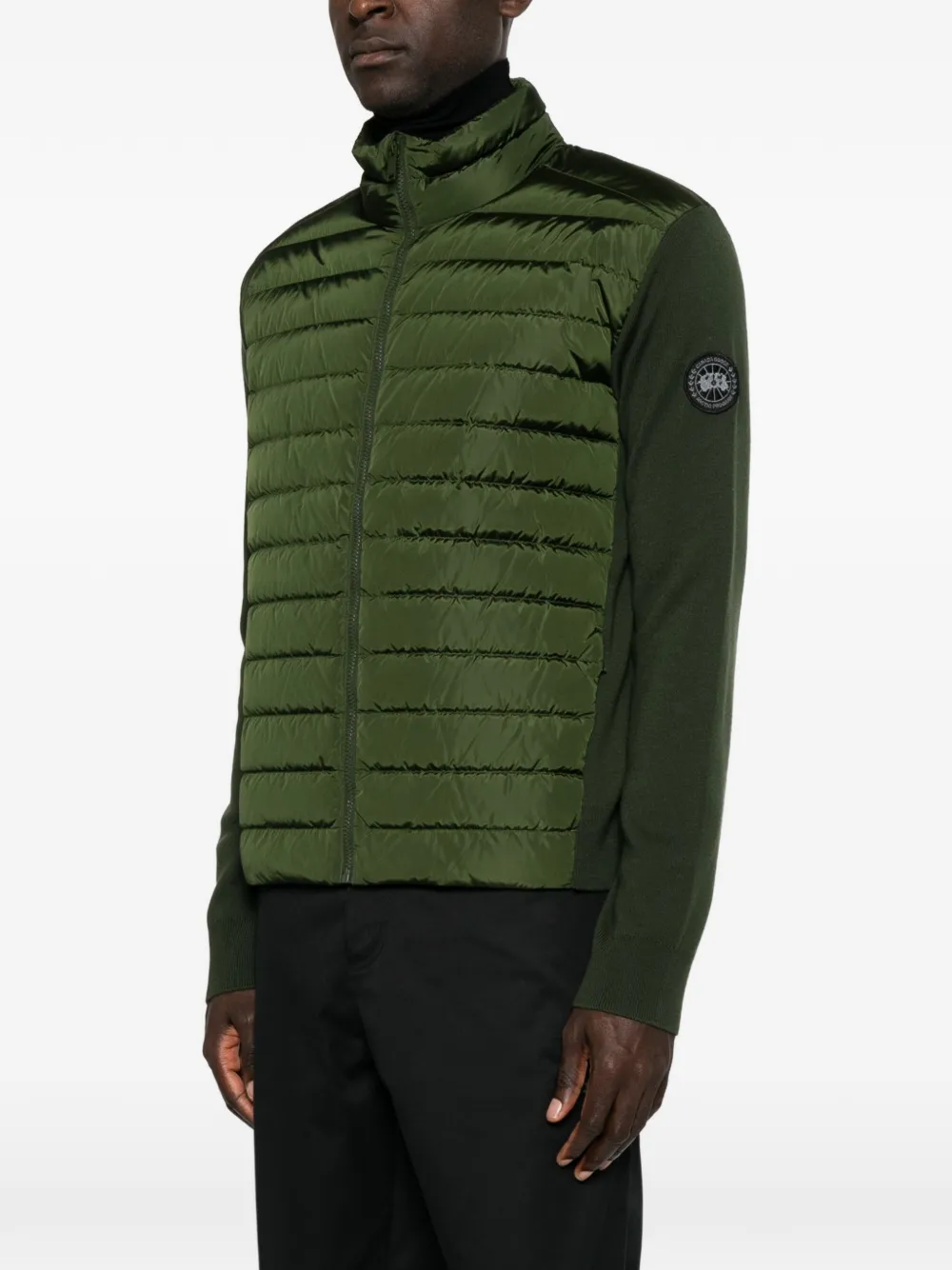 Canada Goose HyBridge Flavio gewatteerd jack Groen