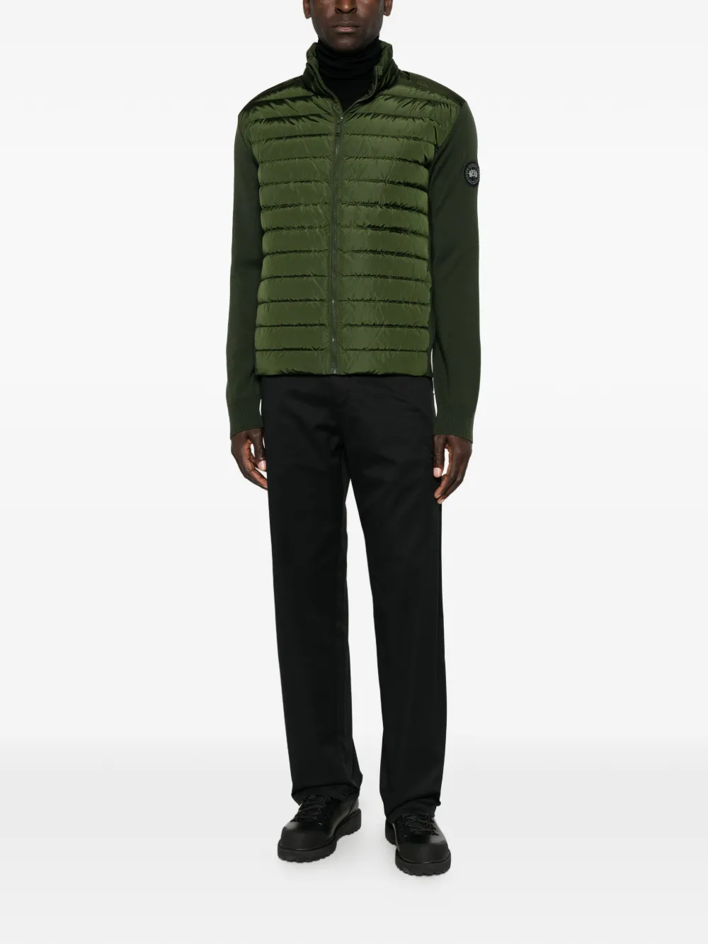 Canada Goose HyBridge Flavio gewatteerd jack Groen
