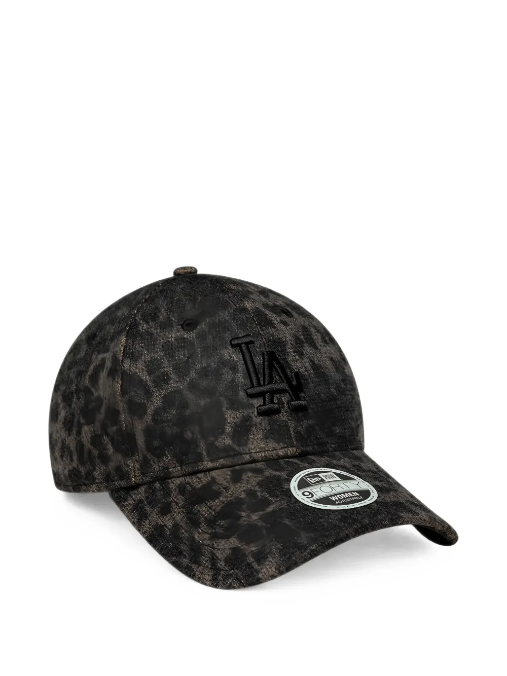 NEW ERA CAP 9Forty LA Dodgers Womens MLB pet met luipaardprint Zwart