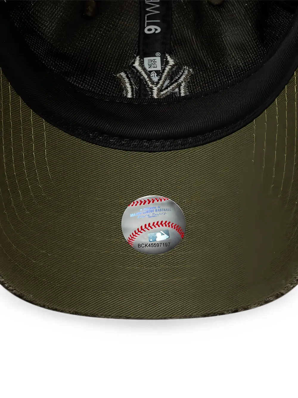 NEW ERA CAP 9Twenty Ny Yankees fluwelen pet Groen