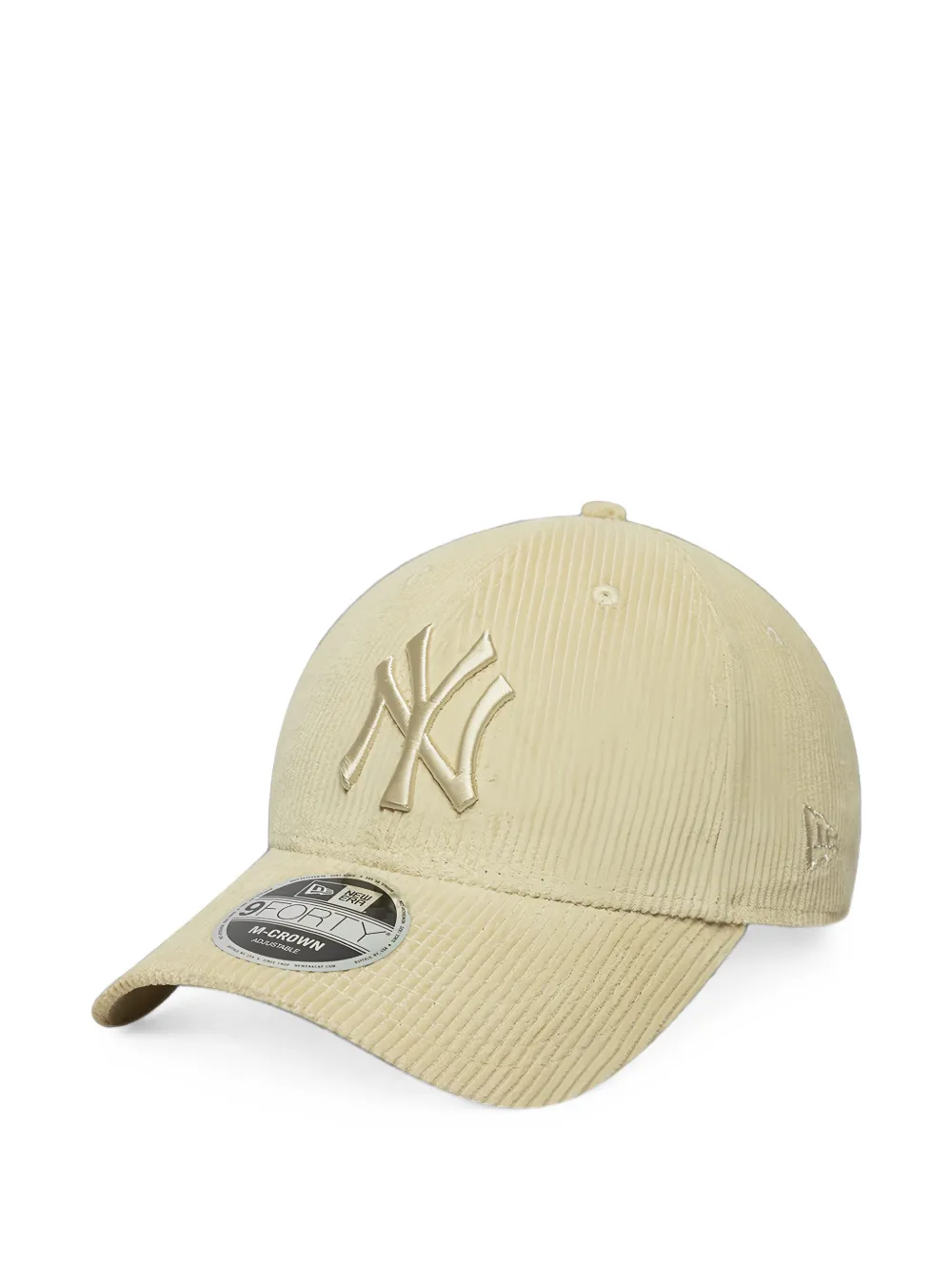 NEW ERA CAP New York Yankees MLB 9Forty ribfluwelen pet Beige