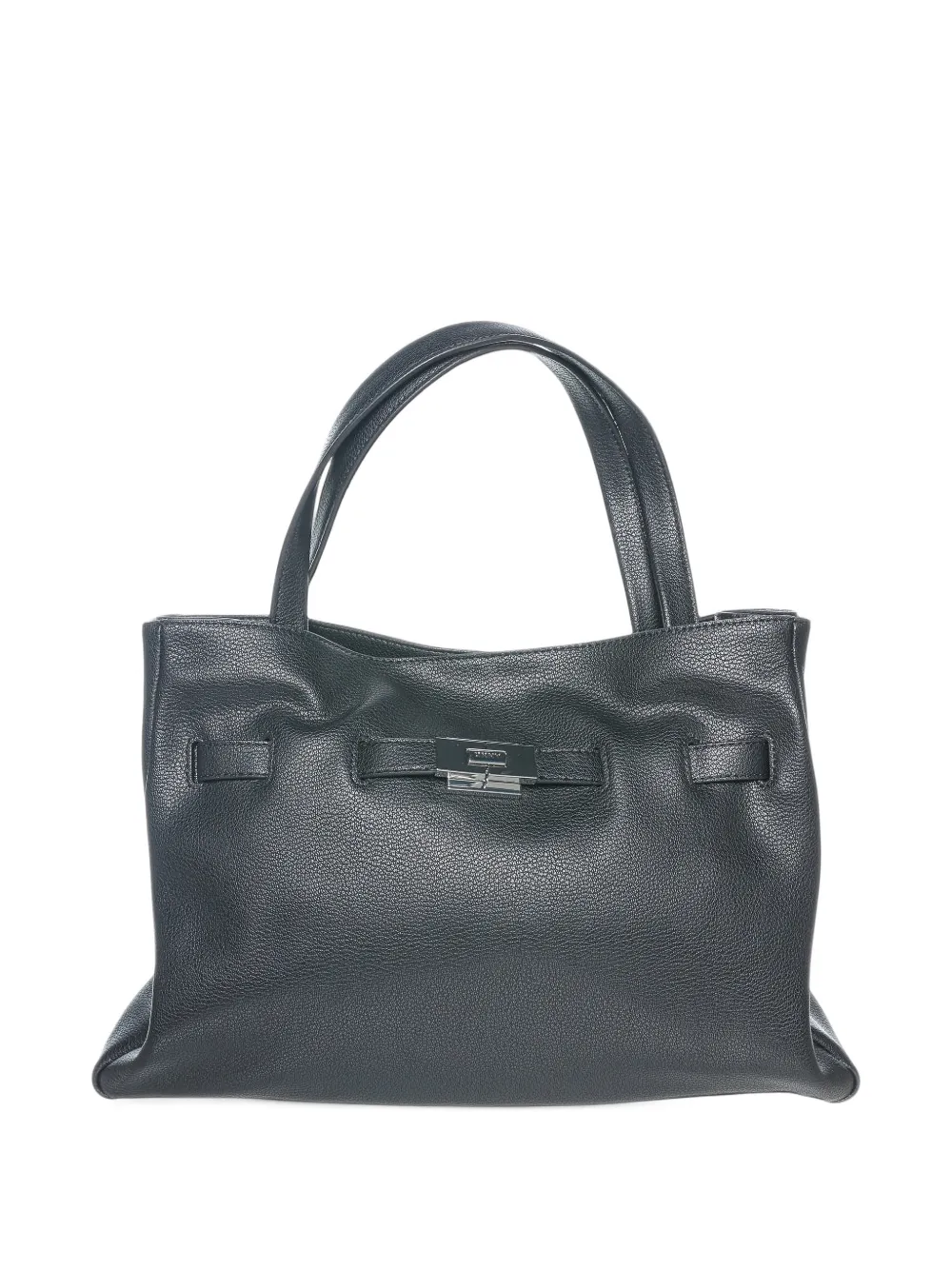 DKNY Bryar leather shoulder bag Zwart