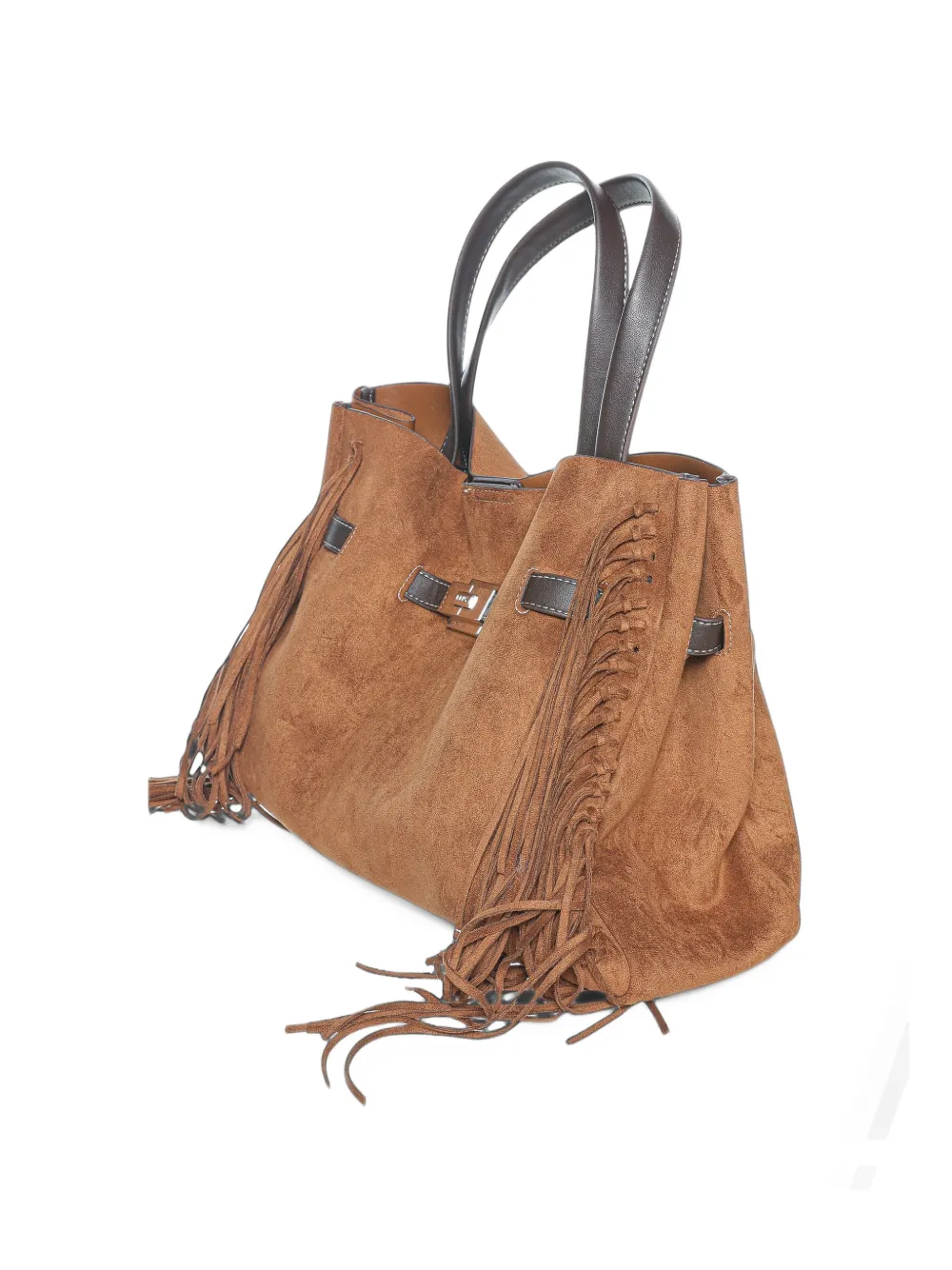 DKNY Bryar fringed shoulder bag Bruin