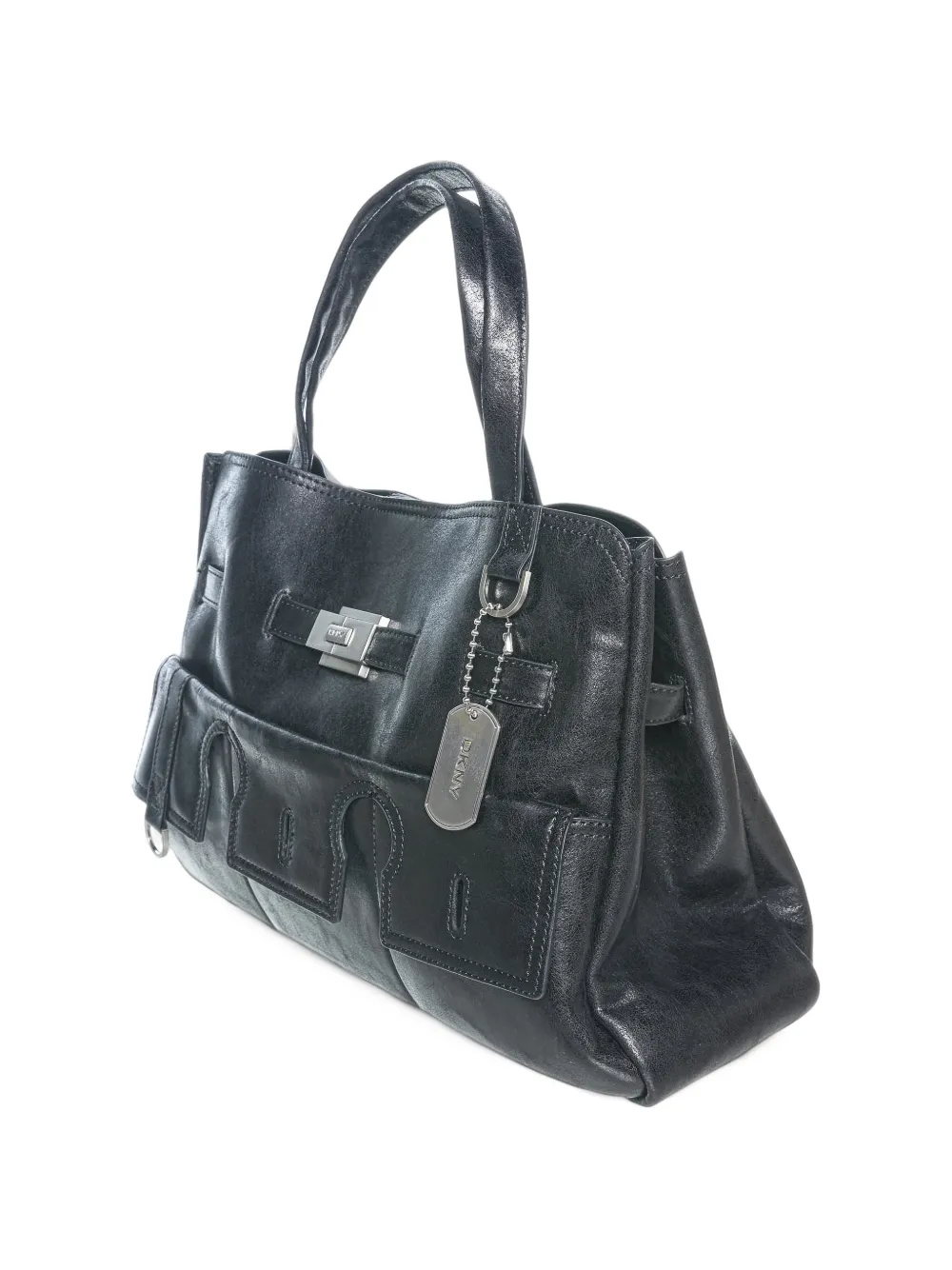 DKNY Bryar buckle-detail shoulder bag Zwart