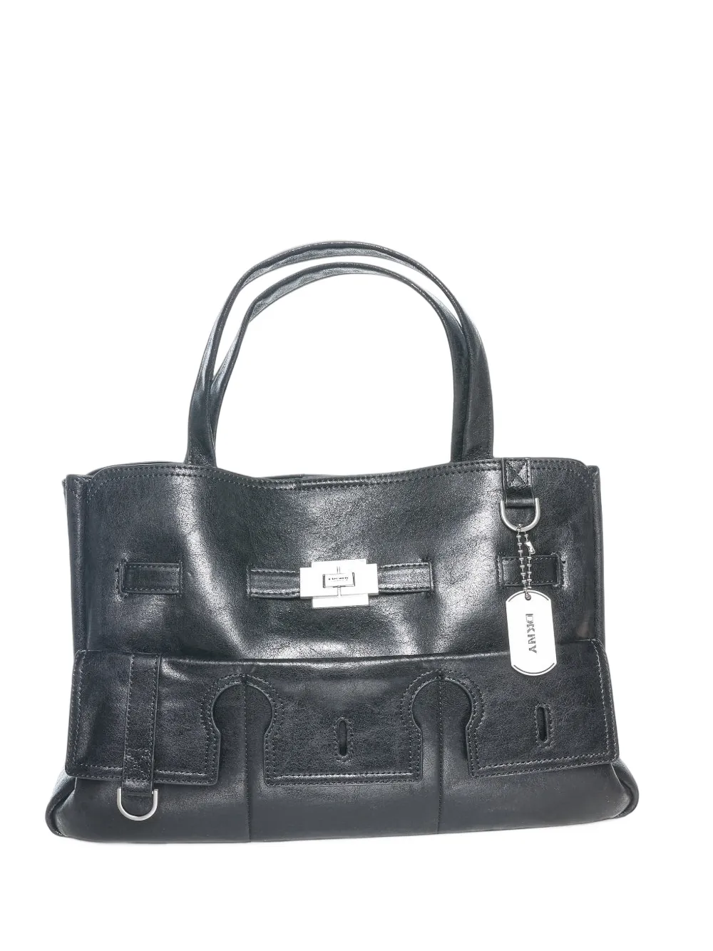 DKNY Bryar buckle-detail shoulder bag - Schwarz