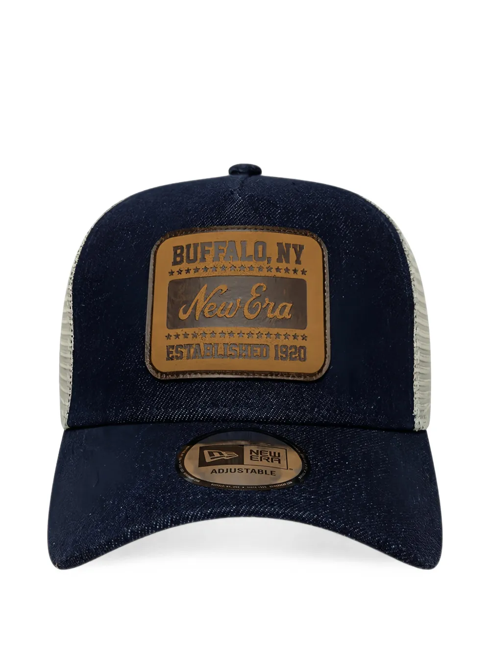 NEW ERA CAP logo-patch mesh-panel trucker cap · OS