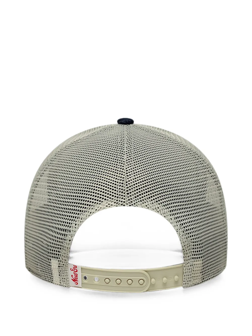NEW ERA CAP logo-patch mesh-panel trucker cap Blauw