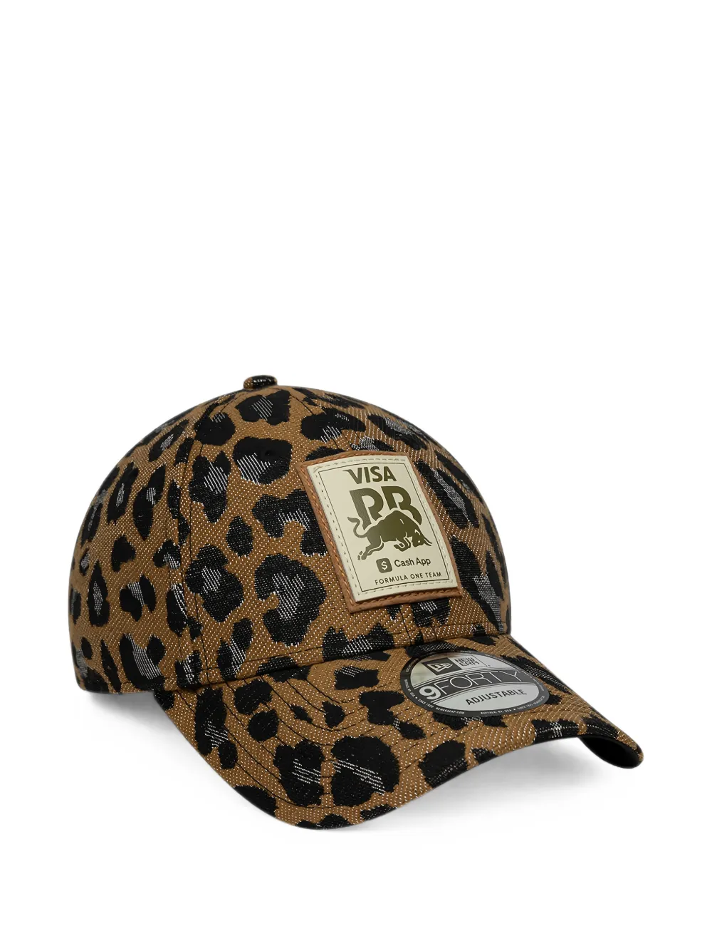 NEW ERA CAP Visa Cash App Racing Bulls 9Forty leopard-print cap · OS