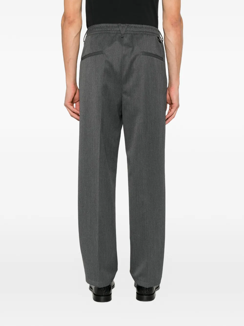 Low Brand Zeta pantalon met geplooid detail Grijs