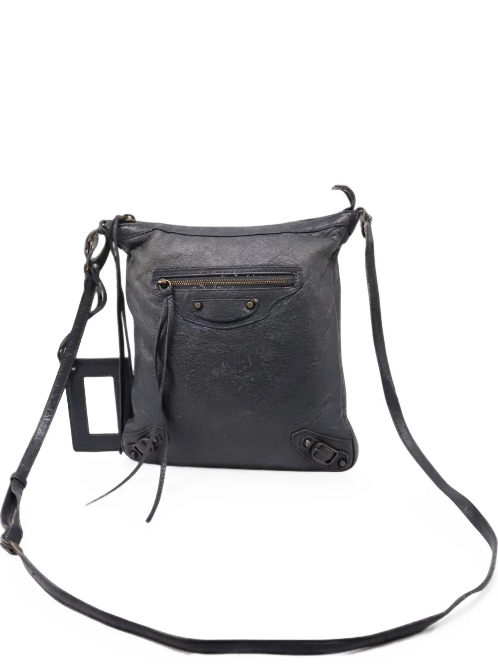 Balenciaga Pre-Owned Motocross crossbody bag - Grigio