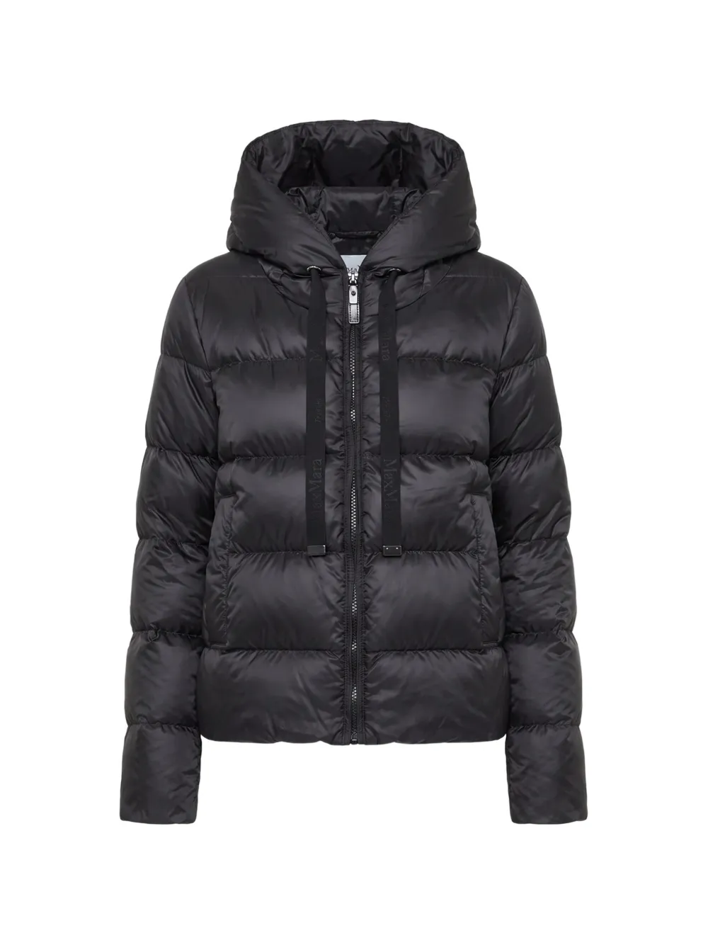 Max Mara hooded quilted jacket