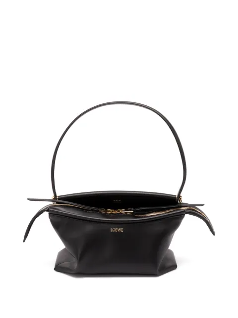small Whisker leather tote bag