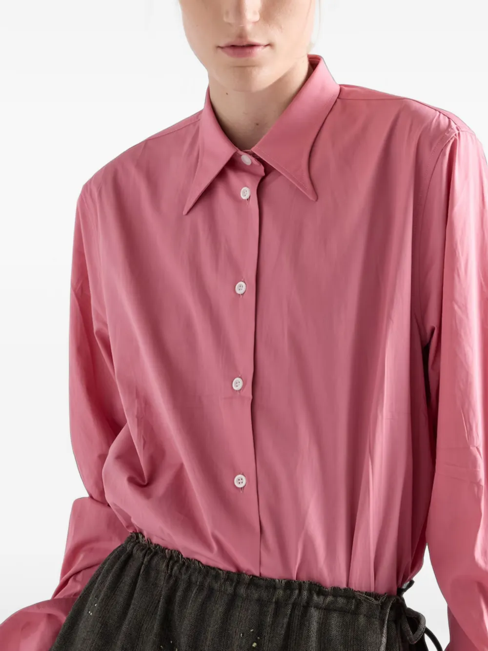 Prada Popeline shirt Roze