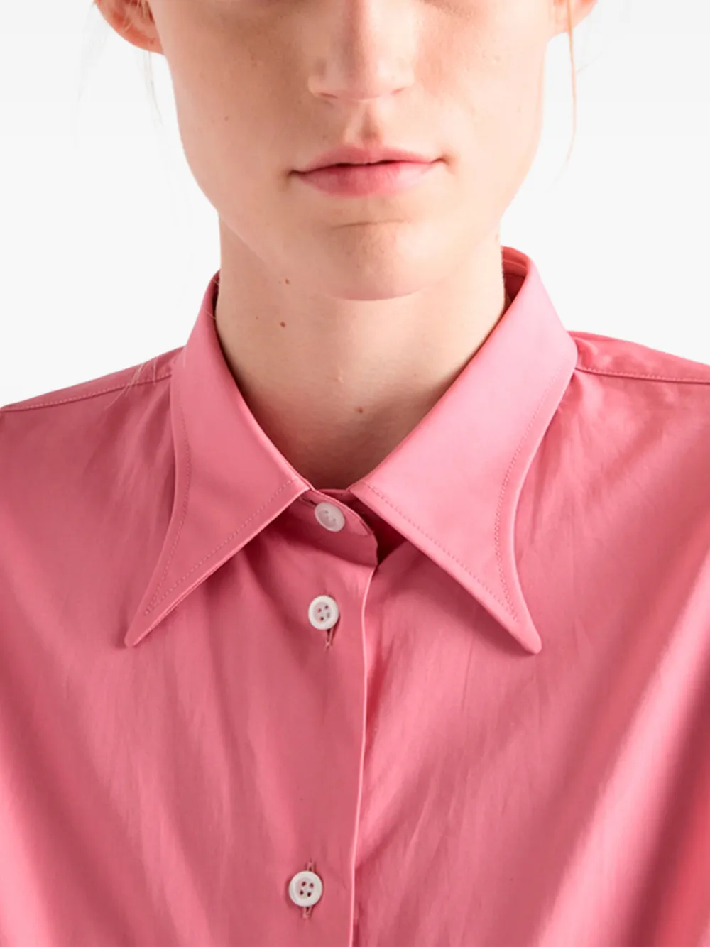 Prada Popeline shirt Roze