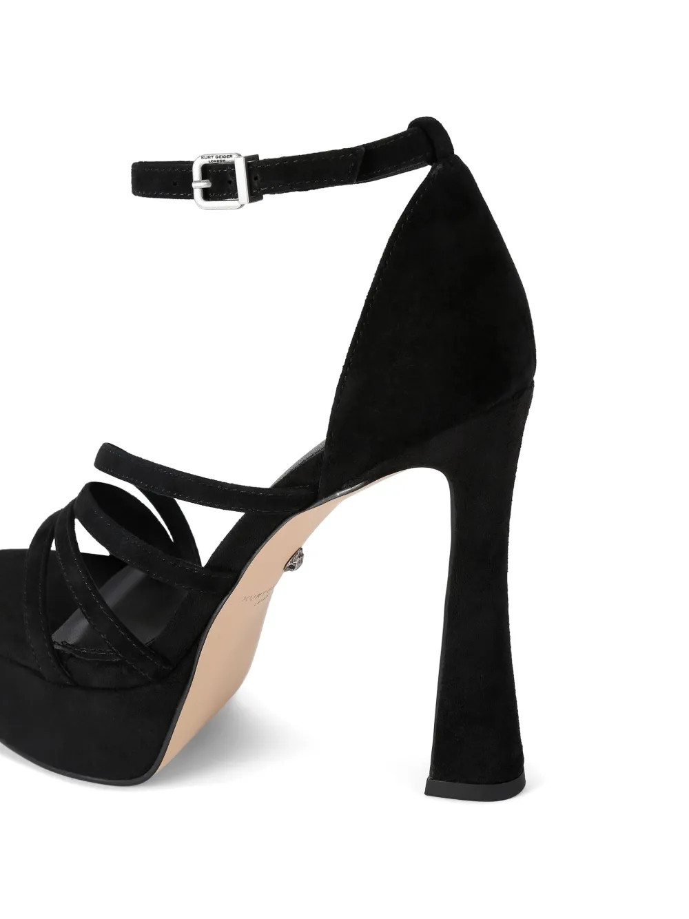Kurt Geiger London Annabel sandalen met plateau Zwart