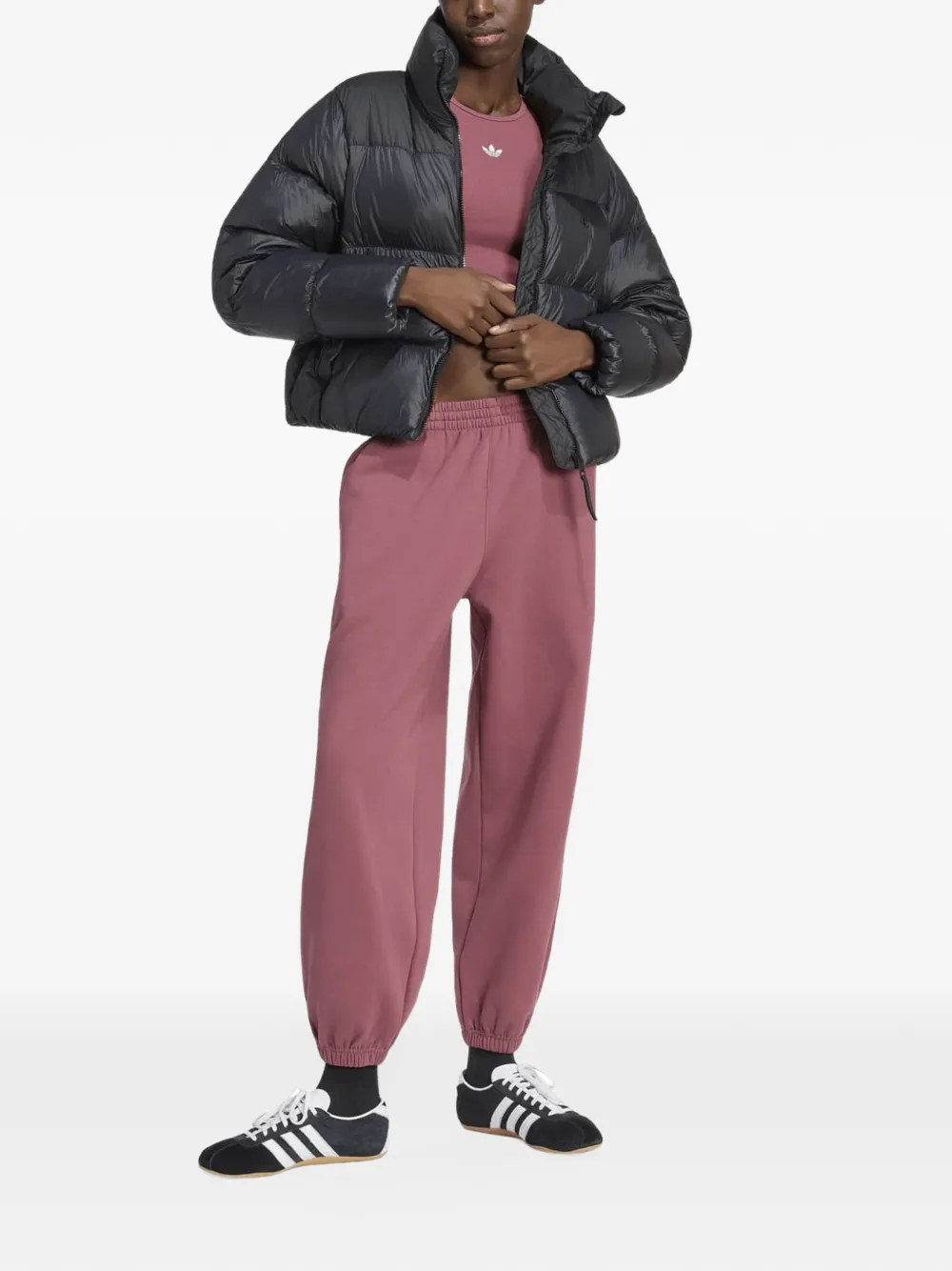 adidas Essentials down puffer jacket Zwart