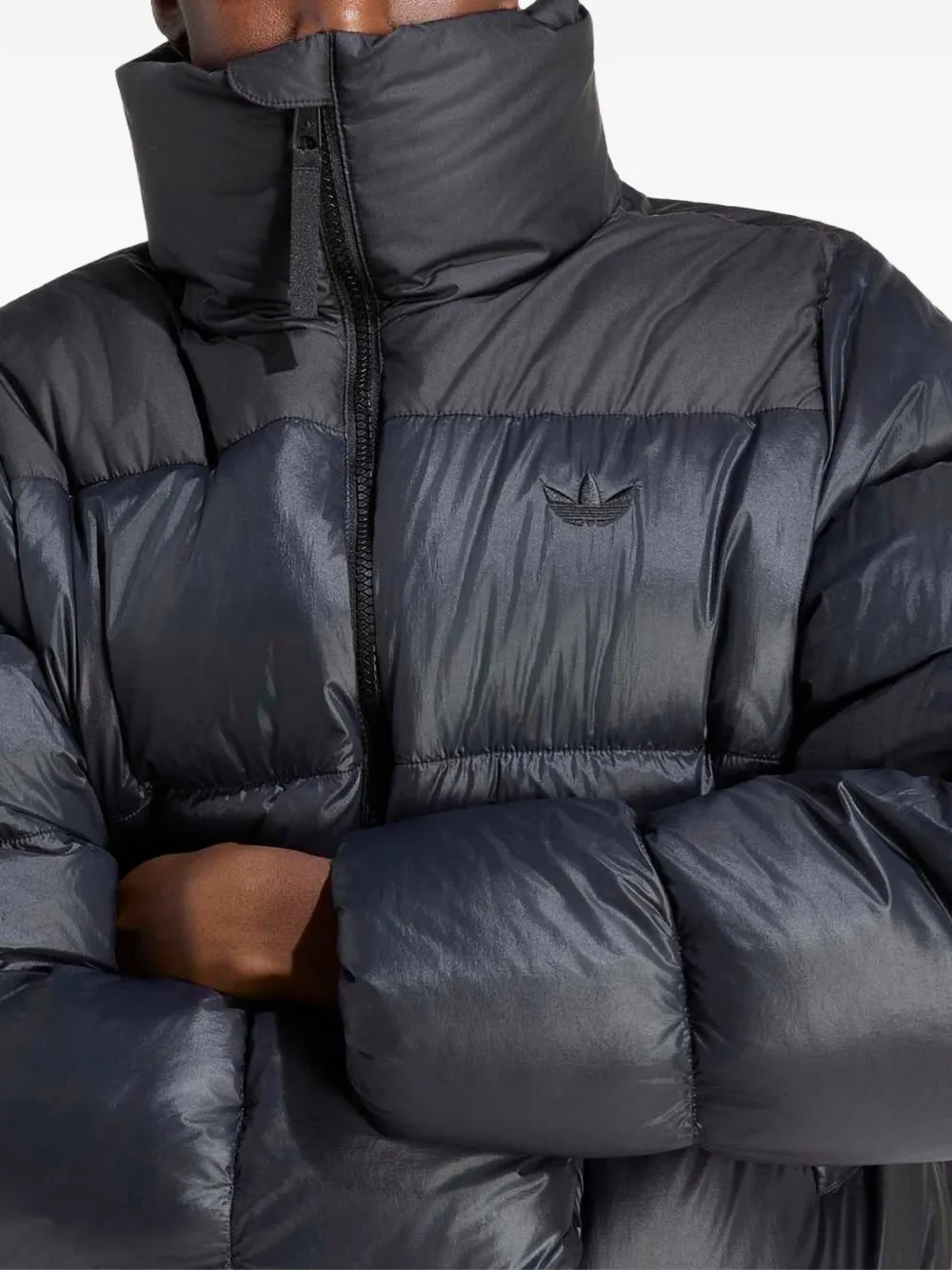 adidas Essentials down puffer jacket Zwart