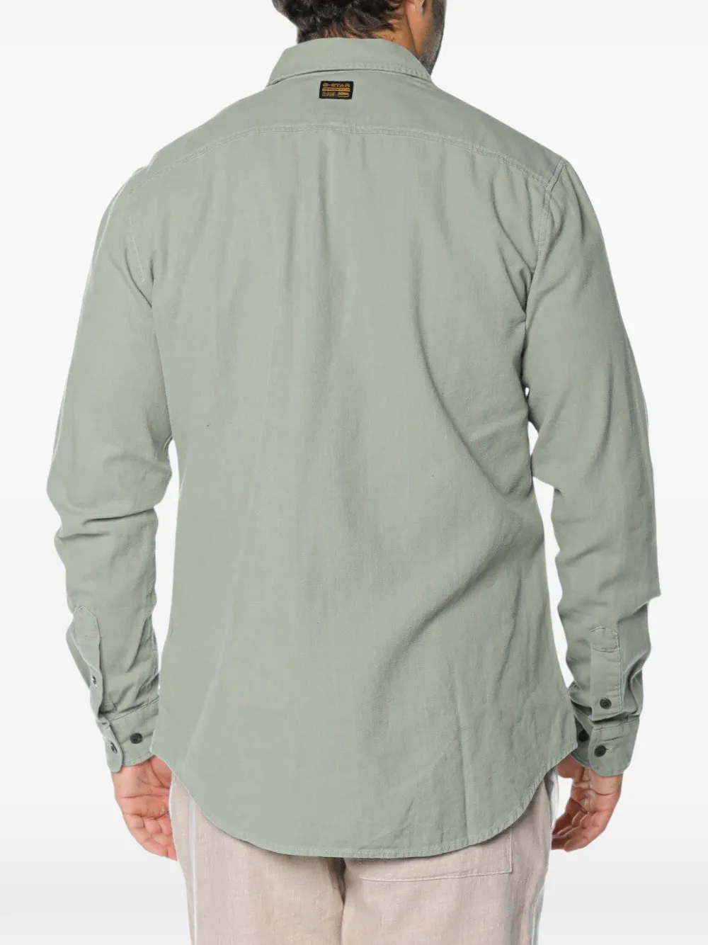 G-Star RAW Marine slim-fit overhemd Groen