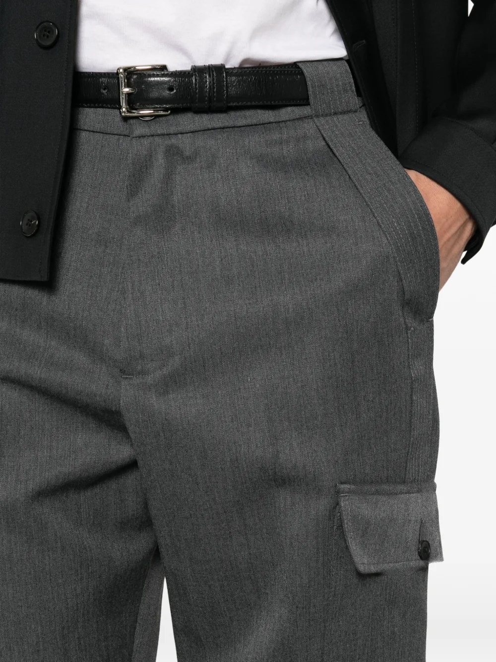 Low Brand Straight cargo broek Grijs