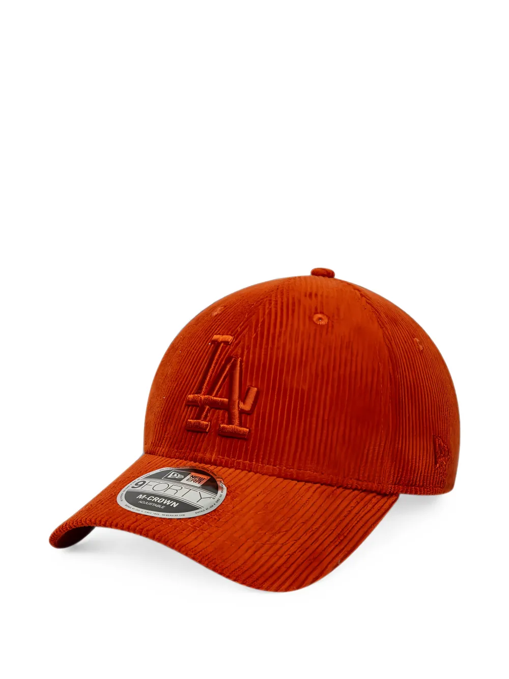 NEW ERA CAP 9Forty LA Dodgers MLB ribfluwelen pet Oranje