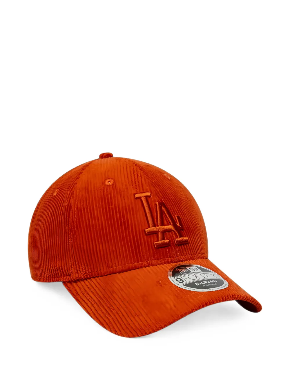 NEW ERA CAP 9Forty LA Dodgers MLB ribfluwelen pet Oranje