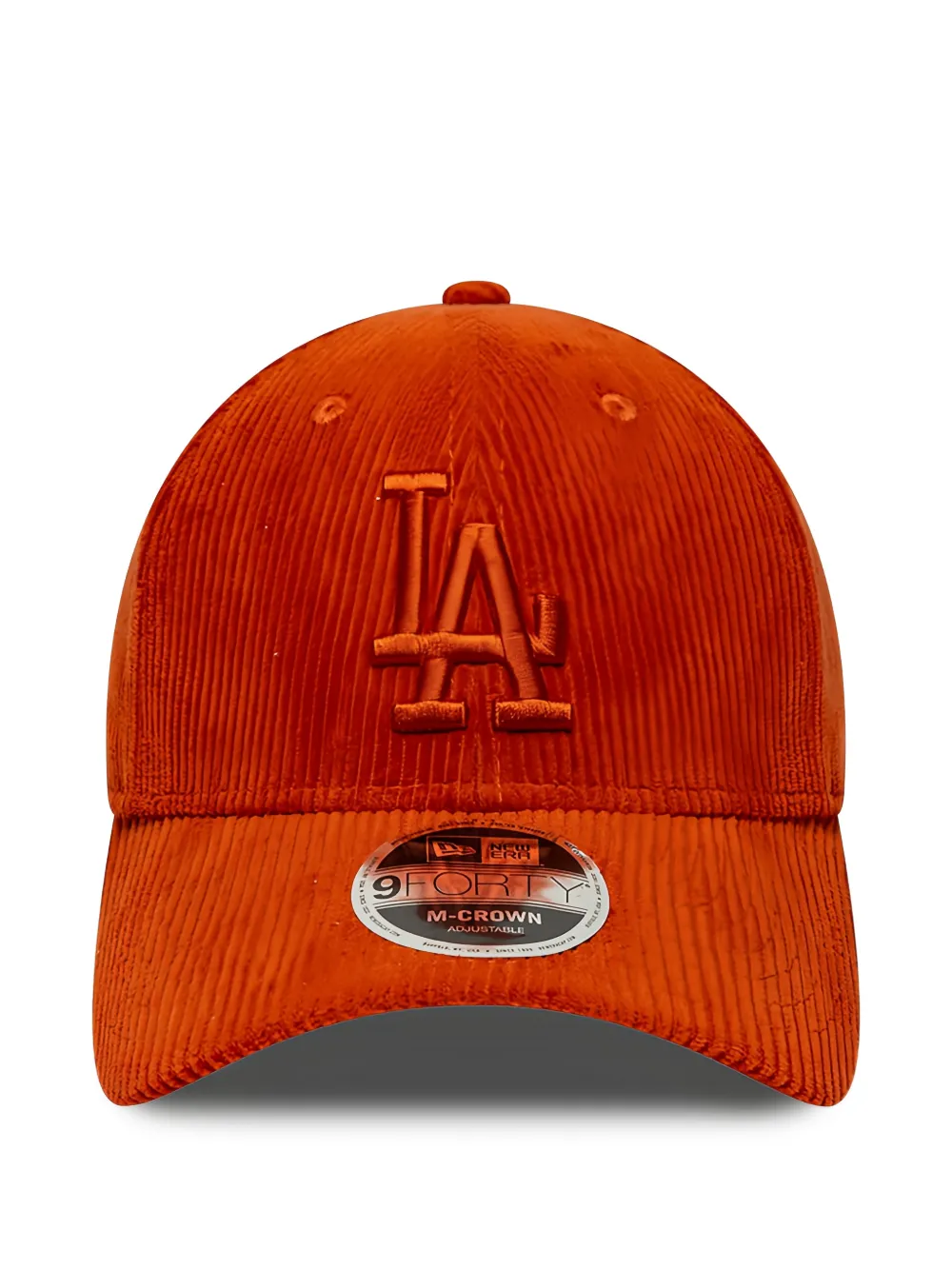 NEW ERA CAP 9Forty LA Dodgers MLB ribfluwelen pet Oranje