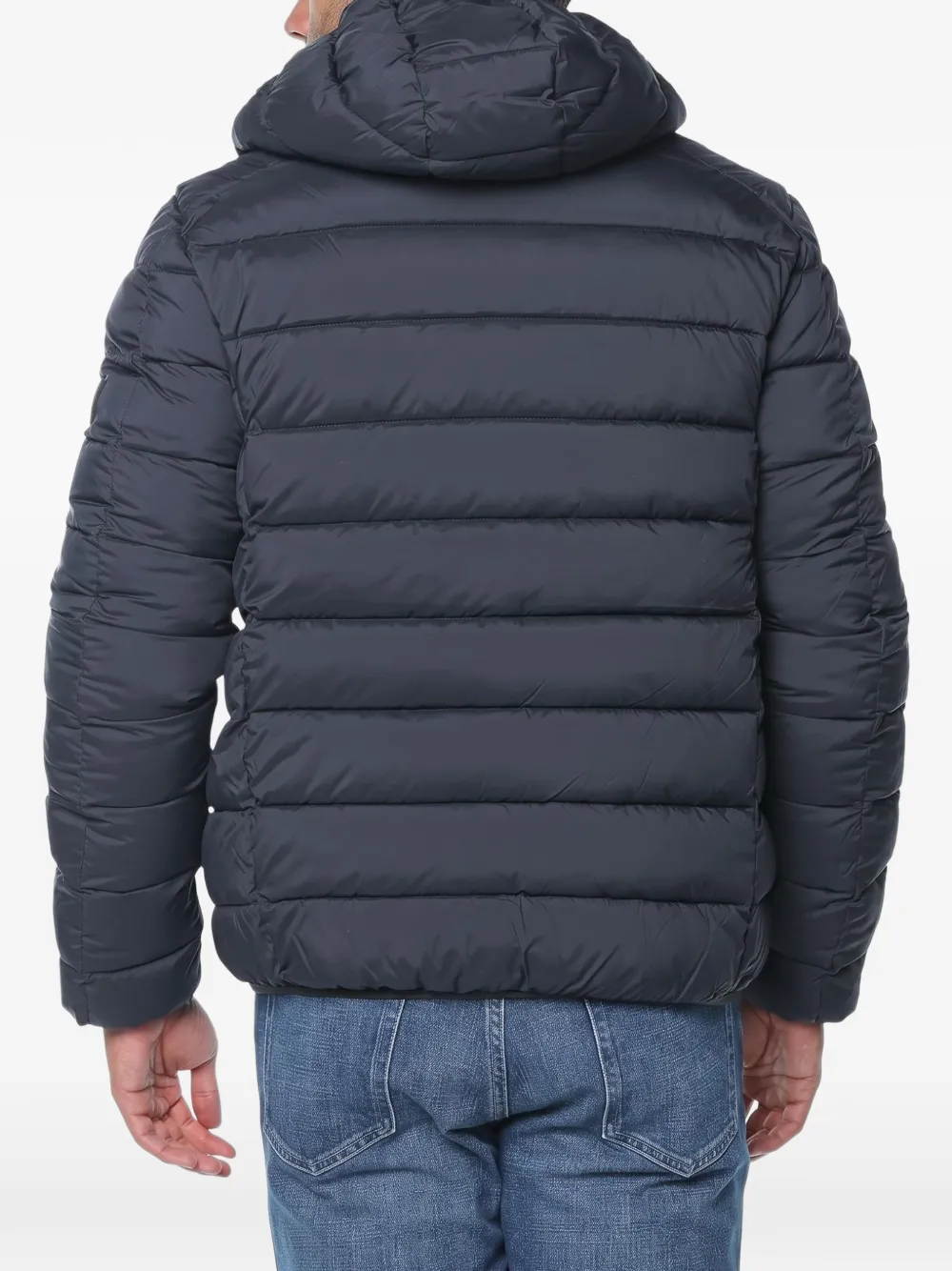 Ecoalf Aspenalf hooded padded jacket Blauw