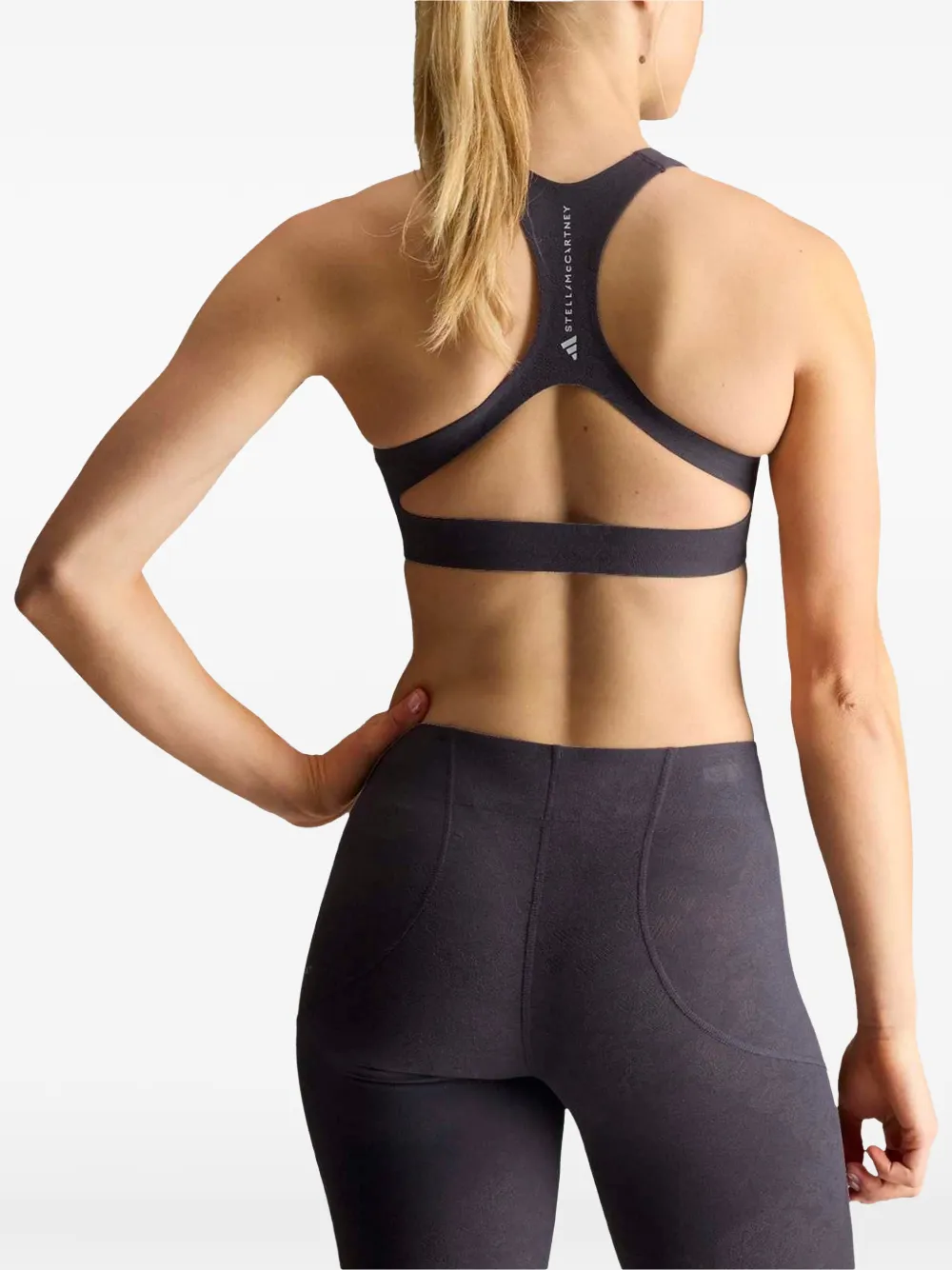 adidas by Stella McCartney Hardloop-bh met medium ondersteuning Paars