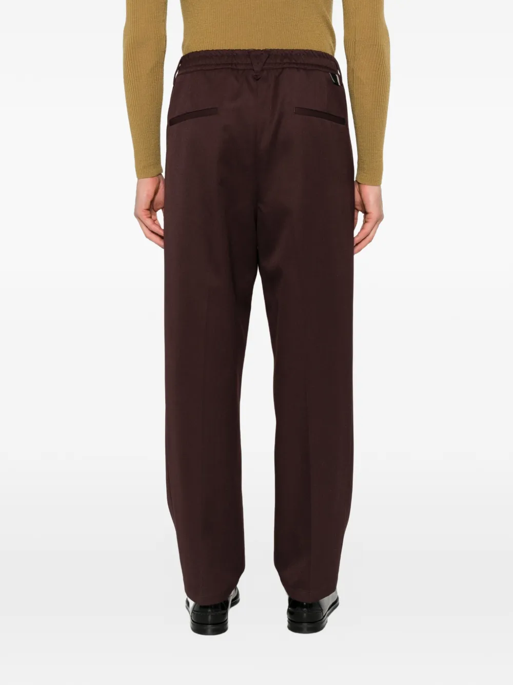 Low Brand Zeta straight plooibroek Bruin