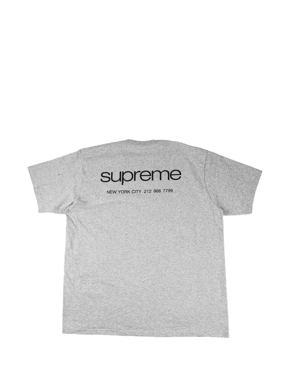 Supreme T-shirt met logoprint Grijs