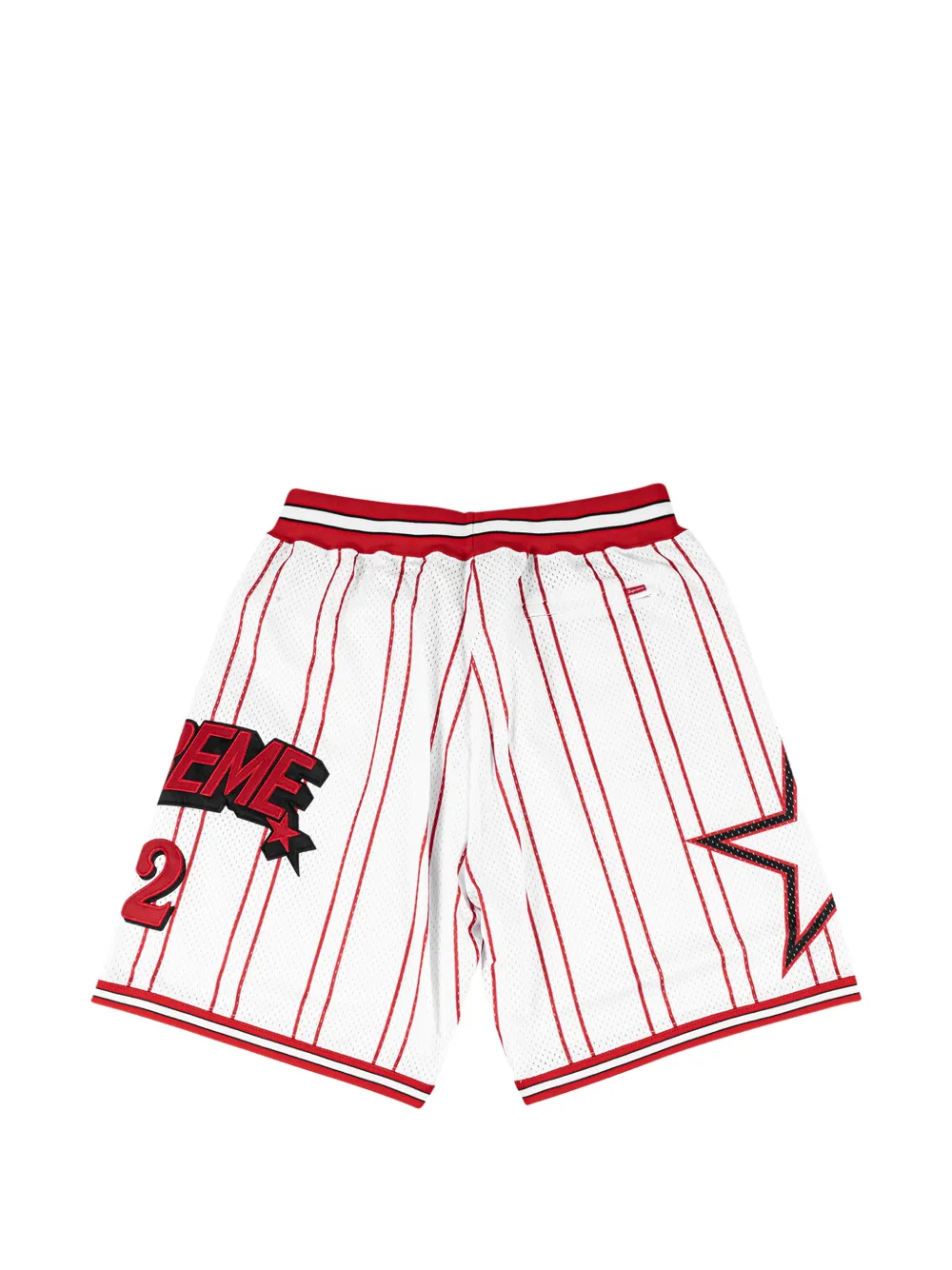 Supreme Star Basketball trainingsshorts Wit