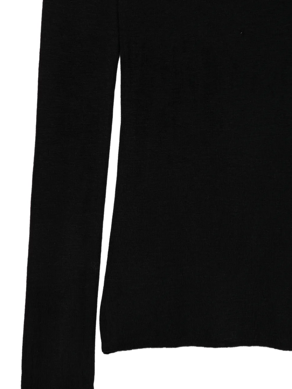 Alysi T-shirt met ronde hals Zwart