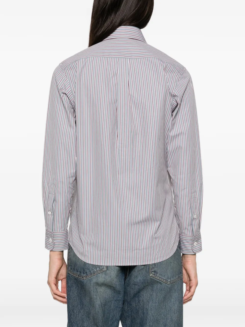 A.P.C. Kayla gestreepte blouse Grijs