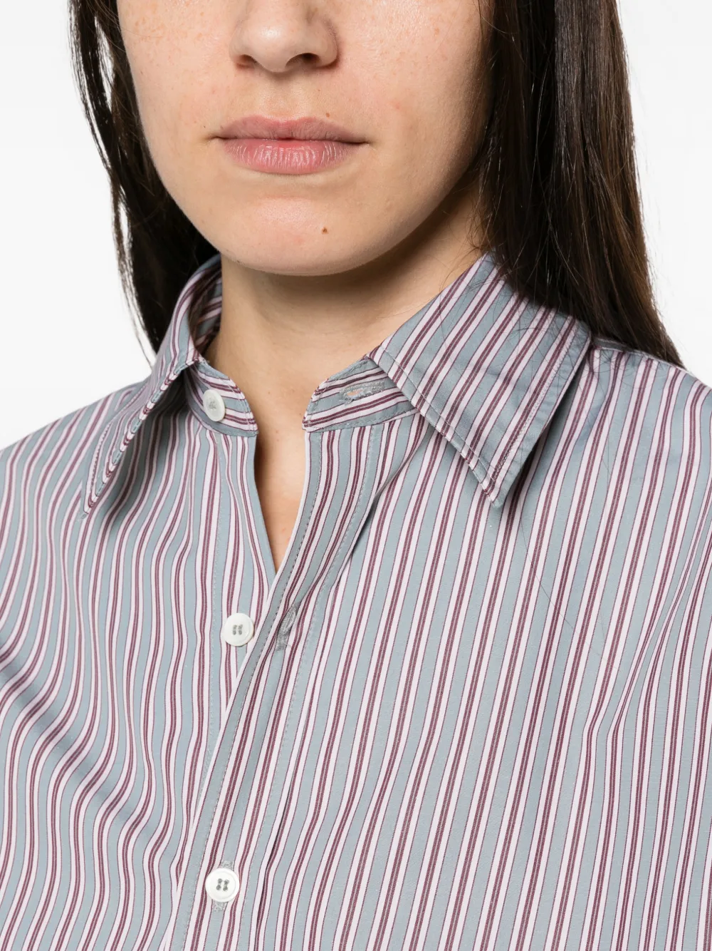 A.P.C. Kayla gestreepte blouse Grijs