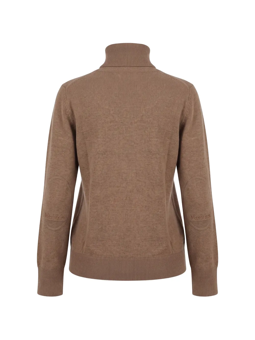 'S Max Mara Coltrui met elleboogpatch Bruin