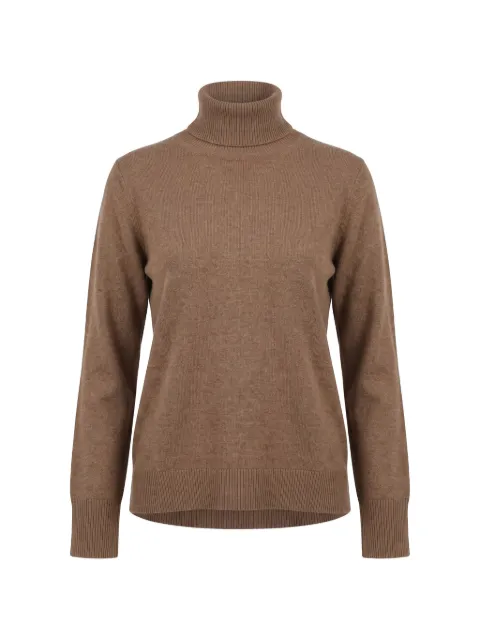 'S Max Mara suéter con logo bordado y cuello vuelto