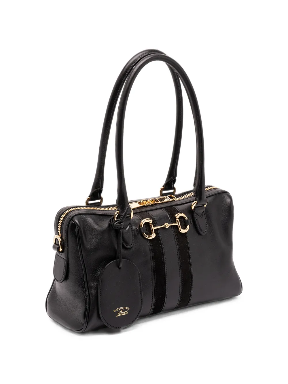 Gucci Medium Horsebit leren schoudertas Zwart