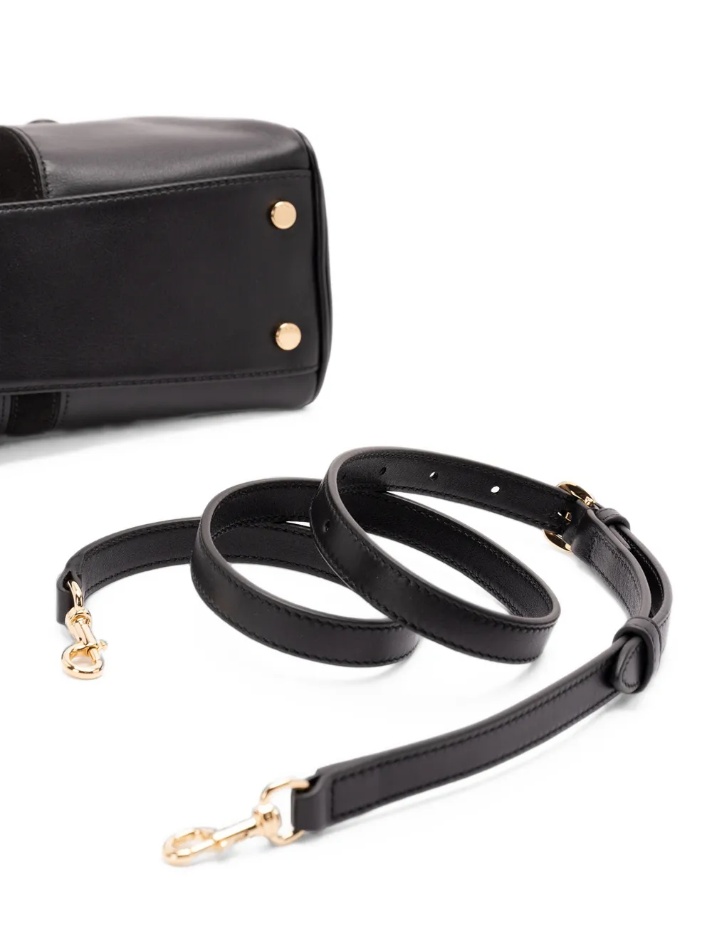 Gucci Medium Horsebit leren schoudertas Zwart