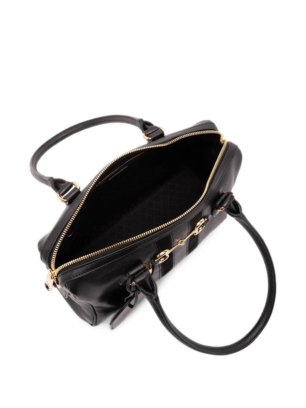 Gucci Medium Horsebit leren schoudertas Zwart