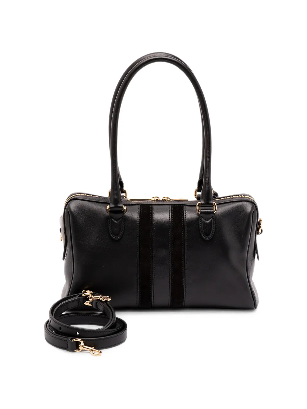 Gucci Medium Horsebit leren schoudertas Zwart