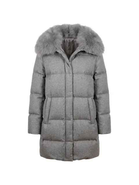 Herno fur-trim quilted jacket