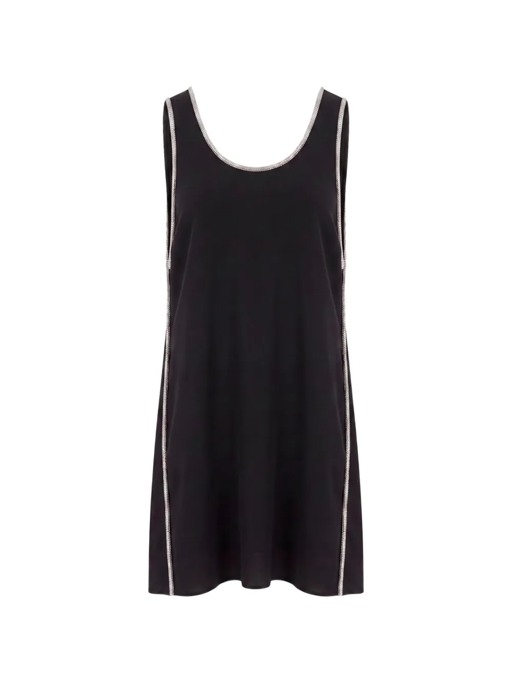 Sportmax Shift-mini-jurk met kettingafwerking Zwart