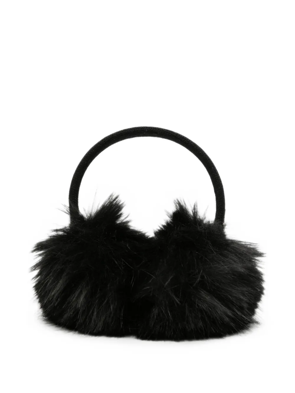Borsalino faux-fur earmuffs - Schwarz