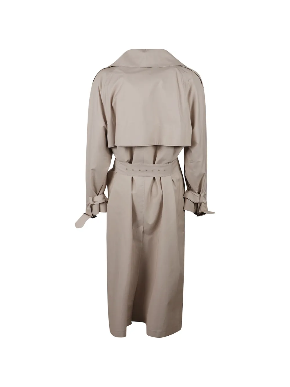 Max Mara double-breasted belted trench coat Beige