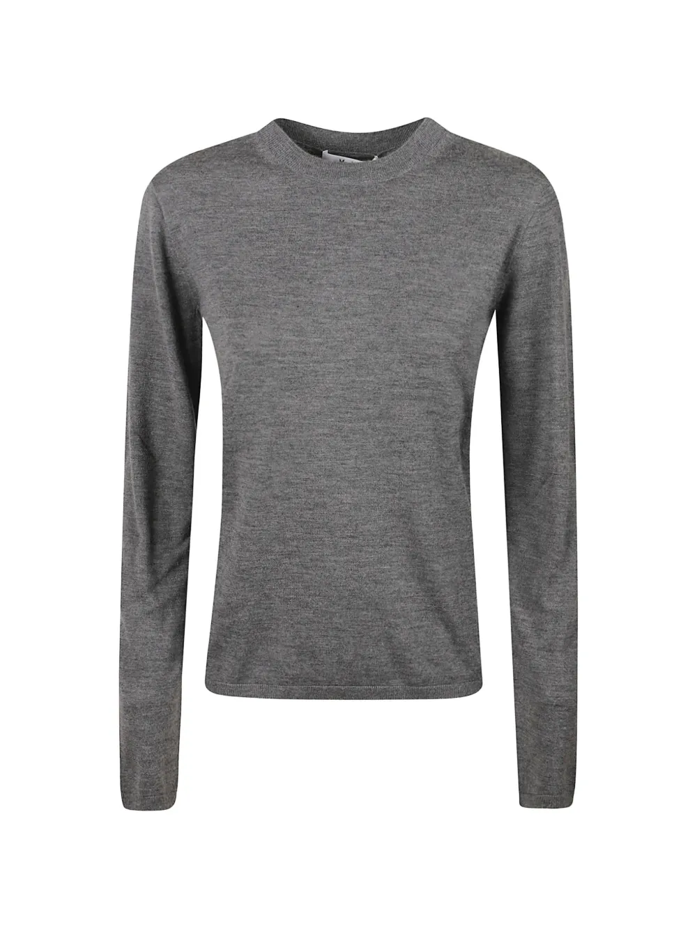 Max Mara crew-neck long-sleeve sweater - Grey
