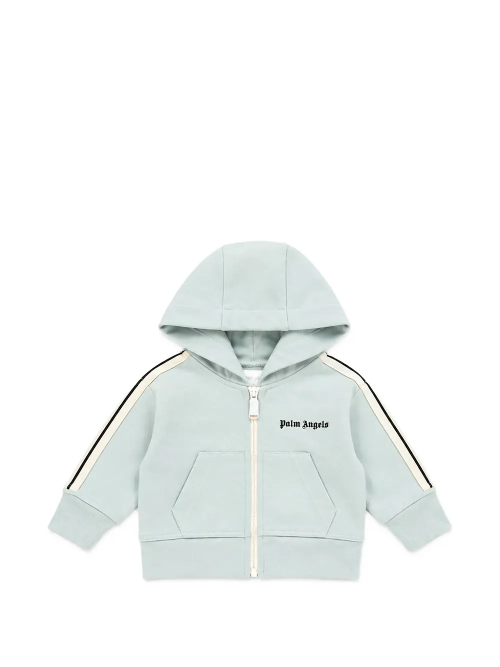 Palm Angels Kids Trainingspak met logo-print en zijstreep Blauw