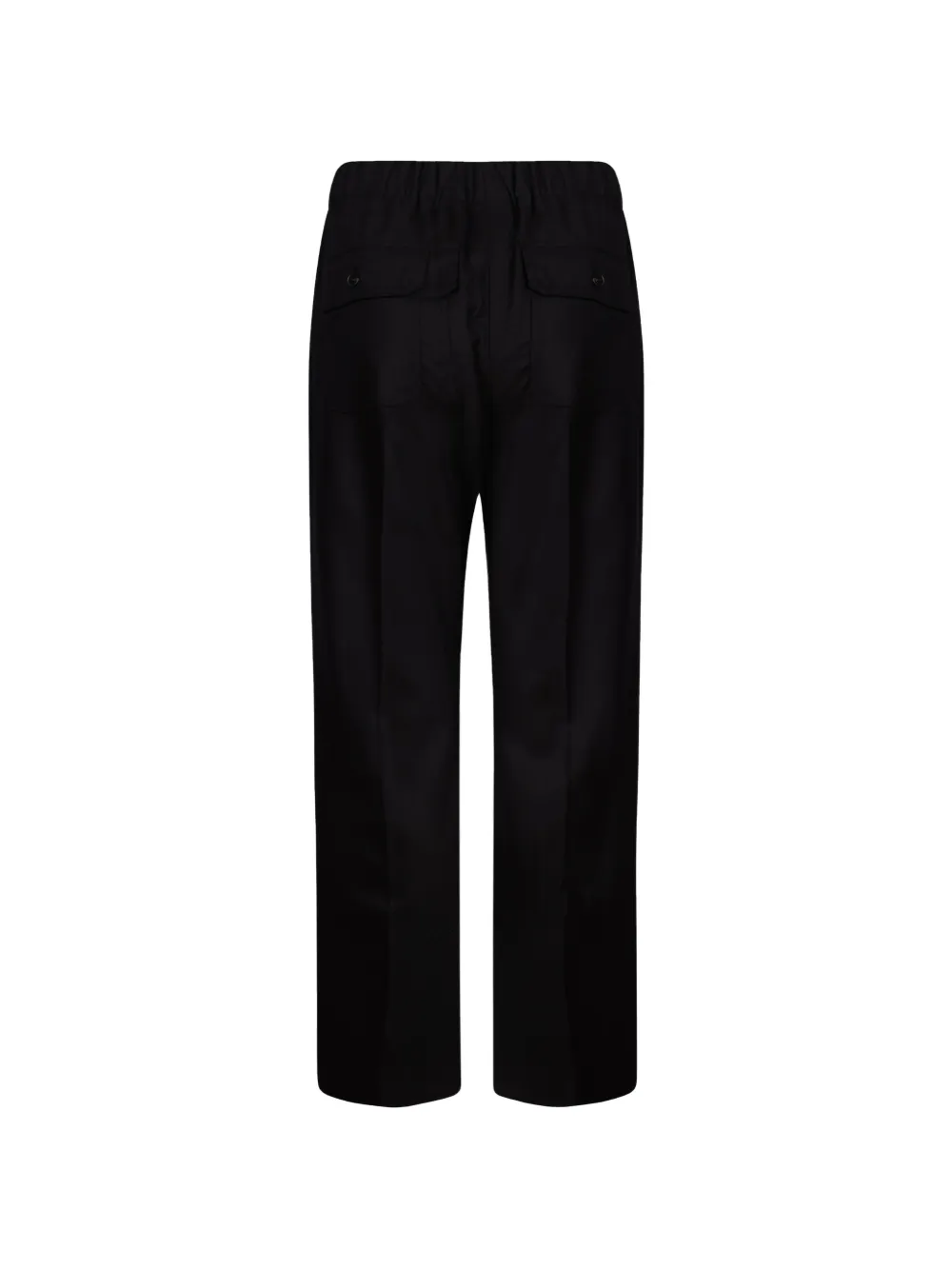 Weekend Max Mara Plooibroek met elastische taille Zwart