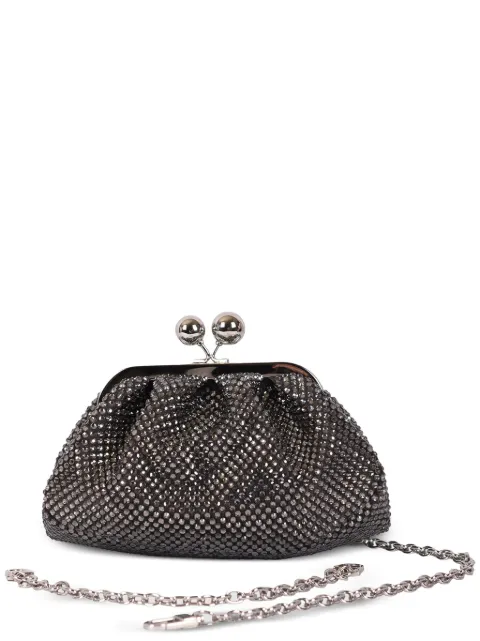 Weekend Max Mara Pasticcino crystal-embellished clutch bag