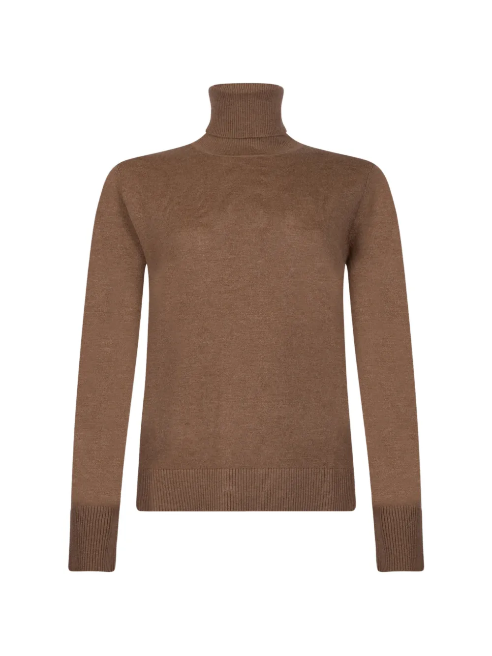 'S Max Mara elbow-patch roll-neck sweater