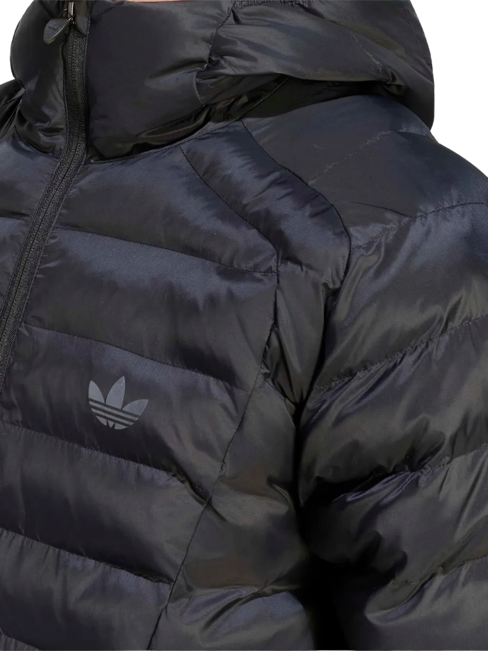 adidas Teamgeist hooded puffer jacket Zwart